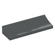 Lego Brick Curved 2 x 6 Inverted / Dark Bluish Gray