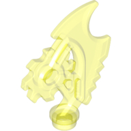 Lego Weapon Axe Blade, Complex (Ninjago) [Techno-Blade] / Trans-Neon Green
