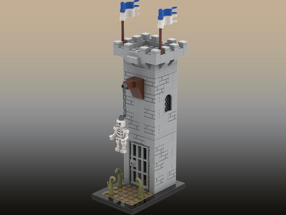 Lego Medieval prison tower
