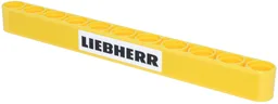 Technic, Liftarm Thick 1 x 11 with Black 'LIEBHERR' in White Rectangle Pattern (Sticker) - Set 42146