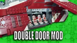 Double Door Instructions Only For Coruscant Guard Gunship (Modification & Alternate Build)