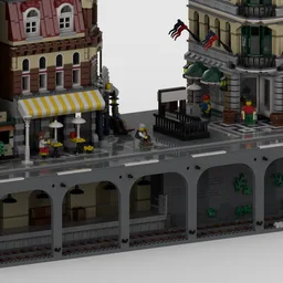 Basement for moduars: with underground line 3