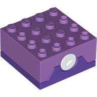 Sound Brick 4 x 4 with Random Talking Sorting Hat Sounds / Medium Lavender