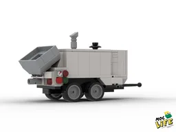 Schwing pump concrete trailer