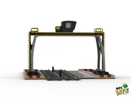 Crane docking train station