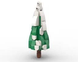 Snowy Evergreen Tree