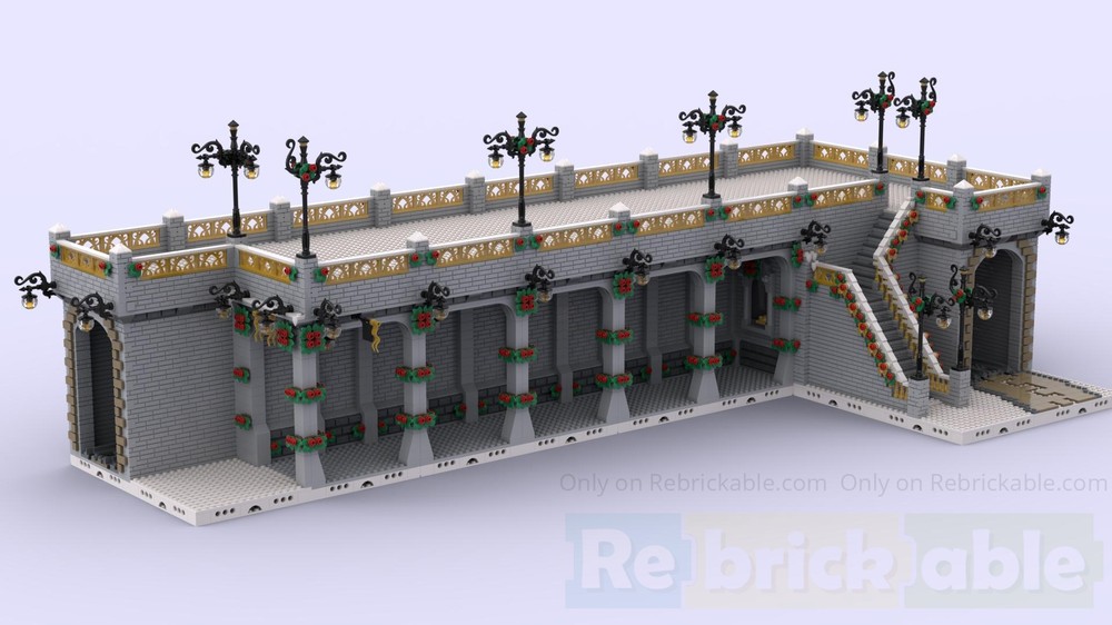 Lego Modular Tunnel for Winter Village