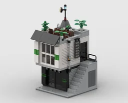 Modular Cyberpunk City - Pawn Shop and Appartment