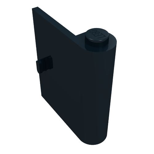 Lego Door 1 x 3 x 3 Right / Black