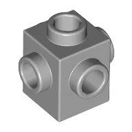 Brick Special 1 x 1 Studs on 4 Sides / Light Bluish Gray