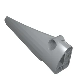 Technic Panel Fairing #6 Long Smooth, Side B / Light Bluish Gray