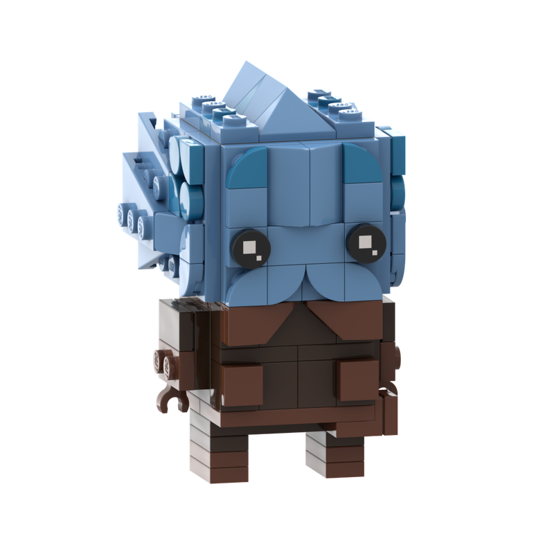 Lego Blue Fish Guy BrickHeadz