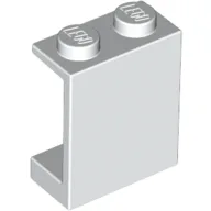 Panel 1 x 2 x 2 [Solid Studs] / White