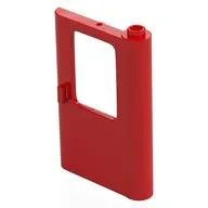 Door 1 x 4 x 5 Train Right / Red