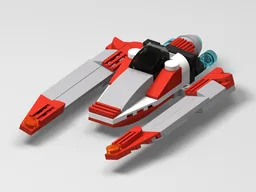 Mini Red U-Wing Starfighter