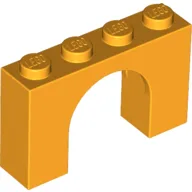 Brick Arch 1 x 4 x 2 / Bright Light Orange
