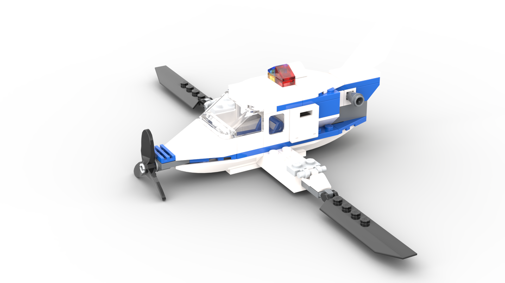 Lego Police plane (7741 alternate build)
