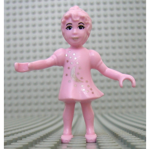 Lego Belville Fairy with Moon Print / Pink