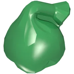 Bag / Sack with Handle / Green