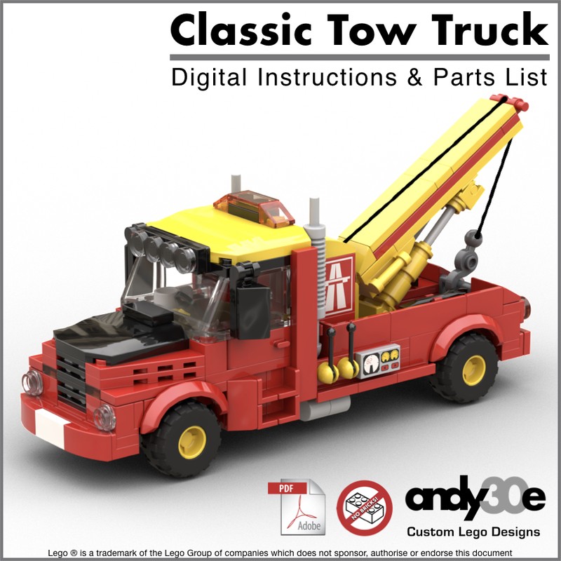 Lego Classic Tow Truck - City Version
