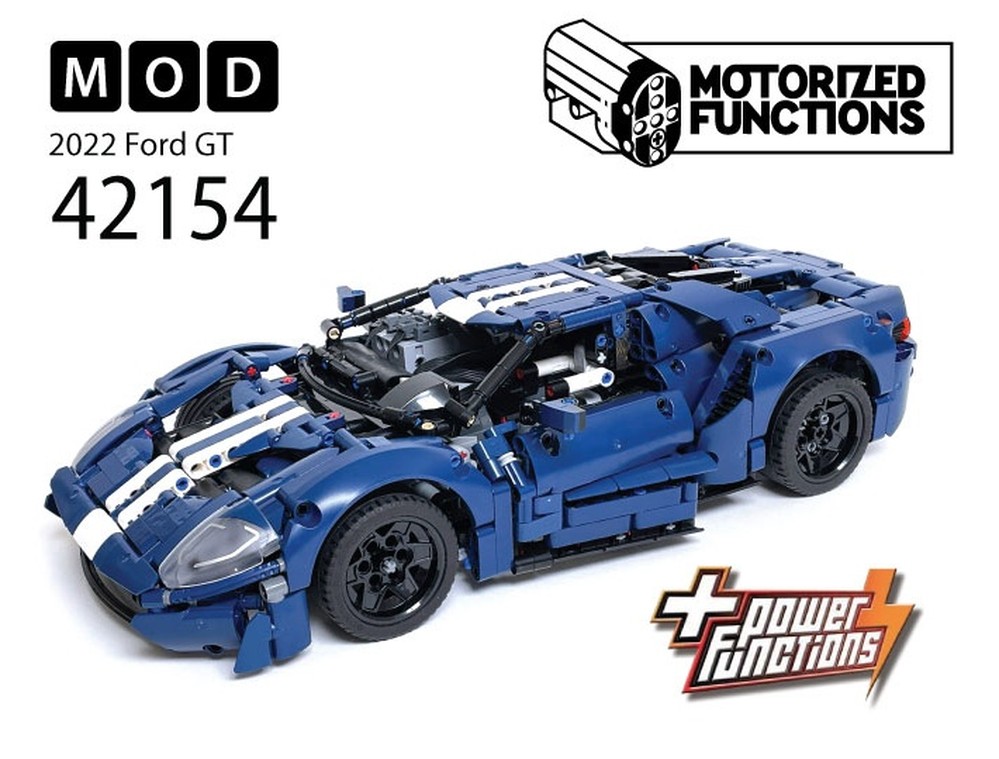Lego 42154 Ford GT RC MOD for Power Function Motors