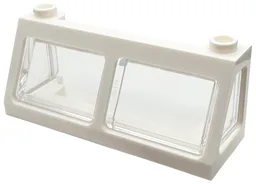 Windscreen 2 x 6 x 2 Train with Trans-Clear Glass (13756 / 13760)