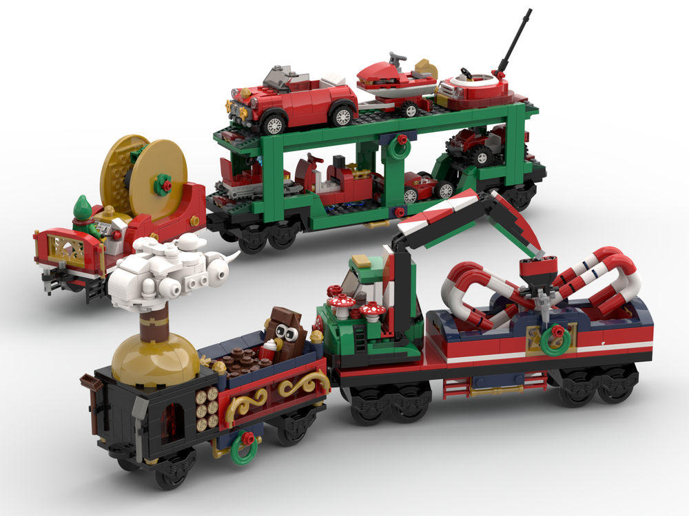 Lego Additional Cars for 10254-1 Winter Holiday Train