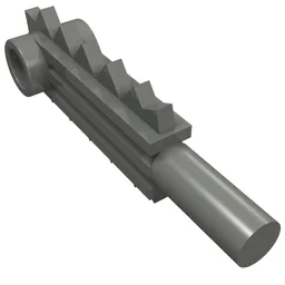 Tool Chainsaw Blade / Dark Bluish Gray