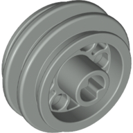 Lego Wheel Rim 24 x 14 VR with Center Axle Hole / Light Gray