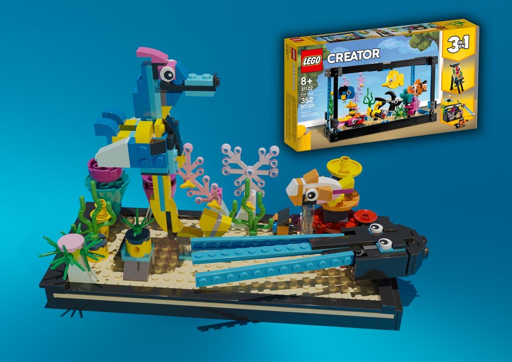 Lego Seahorse and Octopus - 31122 Alternate Model