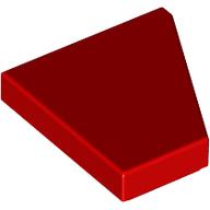 Lego Wedge Tile 2 x 2 Left / Red