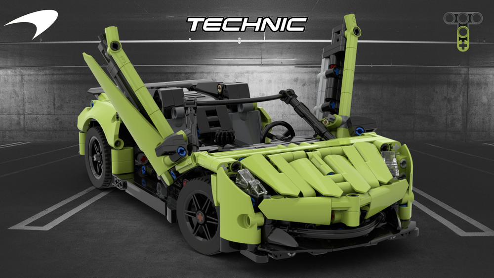 Lego McLaren 600LT Spider lime edition - FREE to build