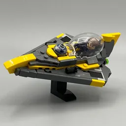 Anakin's Delta Starfighter – Chibi Scale – (Fan‑Made) Build Instructions