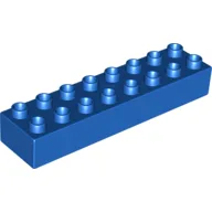 Duplo Brick 2 x 8 / Blue
