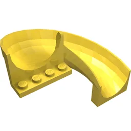 Slide Curved 180° / Yellow