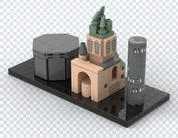 Kaiser Wilhelm Memorial Church 1:100 scale
