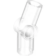 Technic Axle and Pin Connector Angled #3 - 157.5° / Trans-Clear