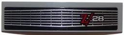 Slope, Curved 4 x 1 x 2/3 Double with Camaro 'Z/28' Car Front Grille Pattern (Sticker) - Set 75874