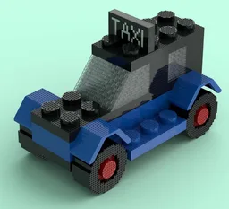 Large Scale Classic Town Taxi (No.608)