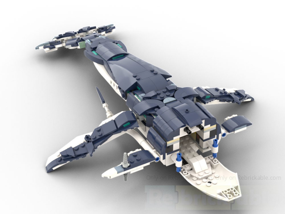 Lego Modification of "Payakan the Tulkun" (from Avatar)