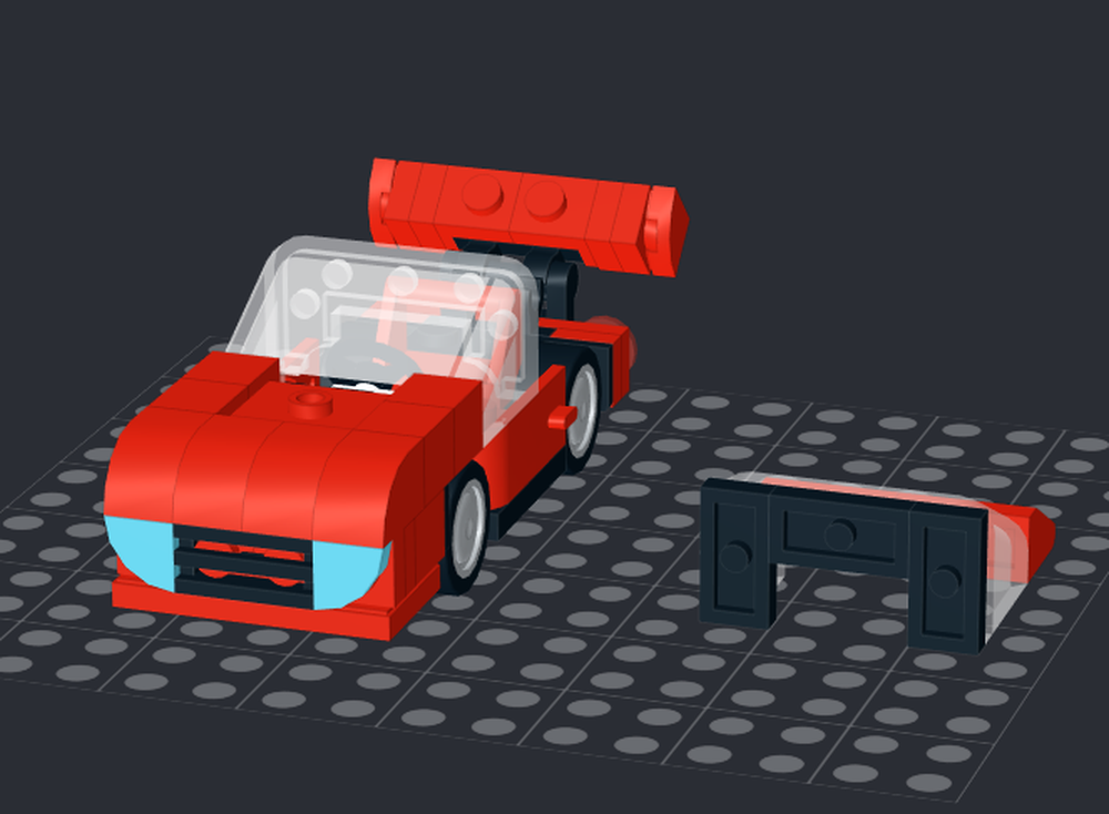 Lego mini sport car