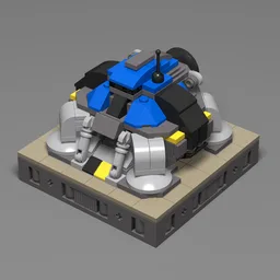 Mini Starcraft II Terran Command Center