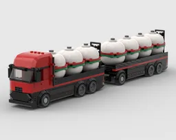 Tri-Tank Truck and trailer