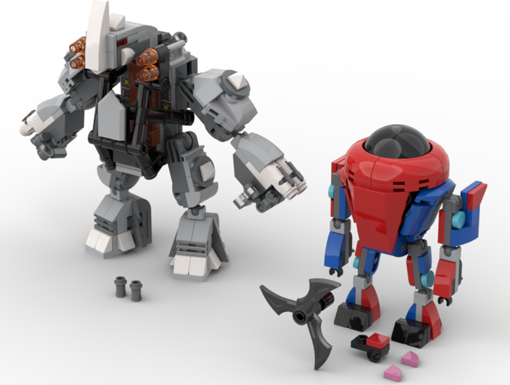 Lego MARVEL TWO-IN-ONE! The Rhino and SP//dr, Peni Parkers Mech