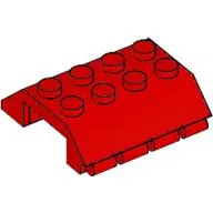 Slope 45° 4 x 4 Double with Hinge / Red