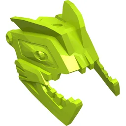 Large Figure Mask, Insect - Large / Lime