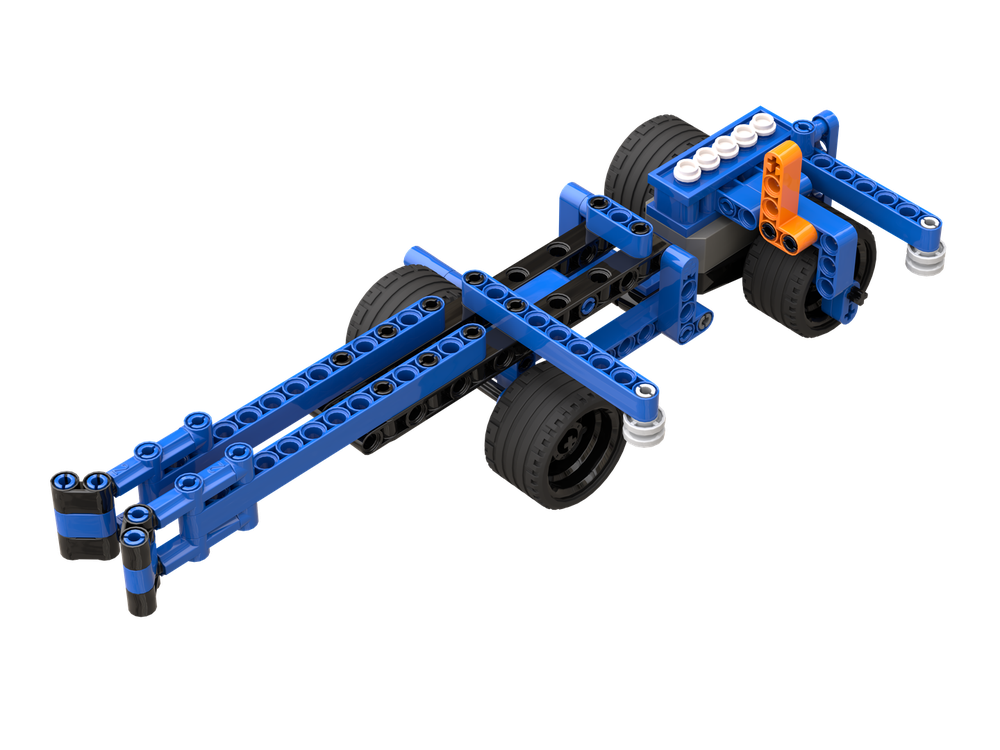 Lego High Blocks FLL Masterpiece Blue Car #1