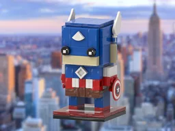 Captain America Brickhead