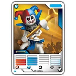 Trading Card, Ninjago Deck #1: 6 - Krazi - North American Version / [No Color/Any Color]