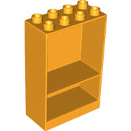Lego Duplo Cabinet 2 x 4 x 5 / Bright Light Orange